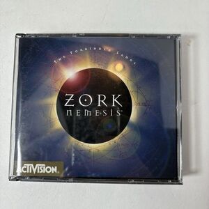 Zork Nemesis PC Game Activision 3 Discs w Manual Windows 95‎ Compatible C3